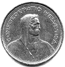 5 franc coin
