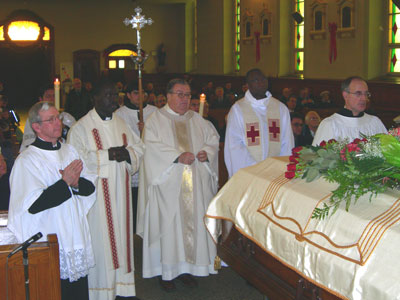 Pierre Marchildon's funeral