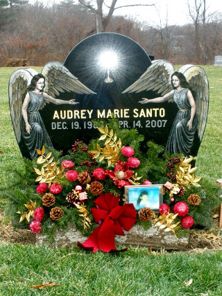 Audrey's grave