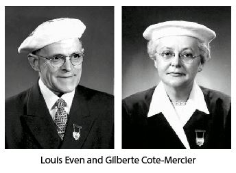 Louis Even and Gilberte Cote-Mercier