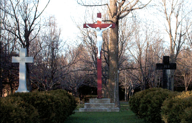 The Crucifix in the cemetary
