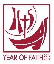 The logo of the Year of the Faith