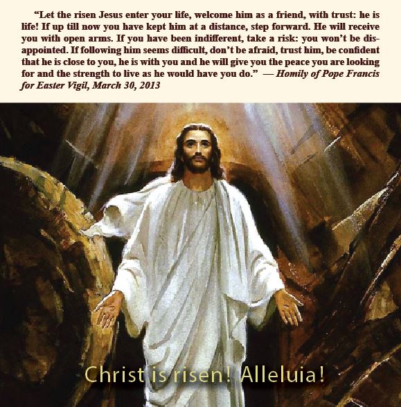 Christ is risen! Alleluia!