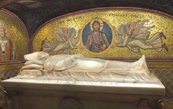 The tomb of Pope Pius XI
