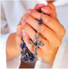 Hands with a rosary