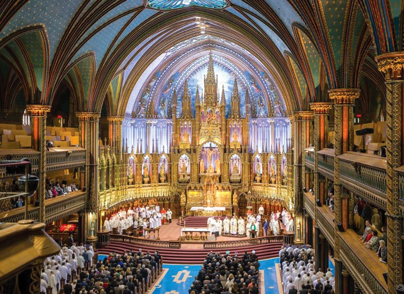 Mass of Montreal's 375th at the basilica