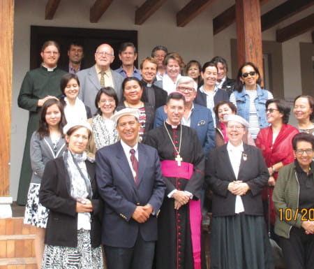 Pilgrims of San Miguel at Ecuador mission